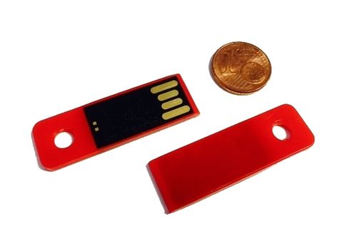 SeaKingAlpha®  2GB USB Stick Mini Slim - rot