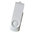 SeaKingAlpha® - Weiß+Weiß -   2GB USB Flash Drive Twister