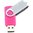 SeaKingAlpha® -  Pink -   4GB USB Flash Drive Twister