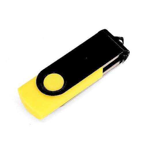 SeaKingAlpha® -  yellow + black -   8GB USB Flash Drive Twister