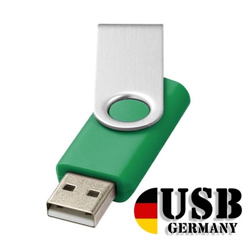 4GB USB Flash Drive Twister Dark Green