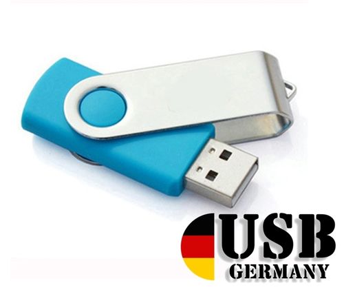 1GB USB Flash Drive Twister Sky Blue