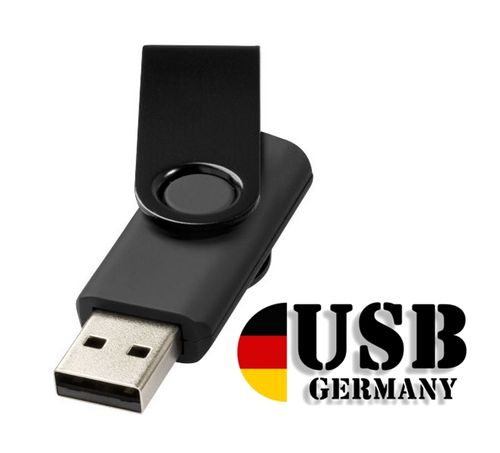 1GB USB Flash Drive Twister Black and Black