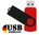 2GB USB Flash Drive Twister Rot / Schwarz