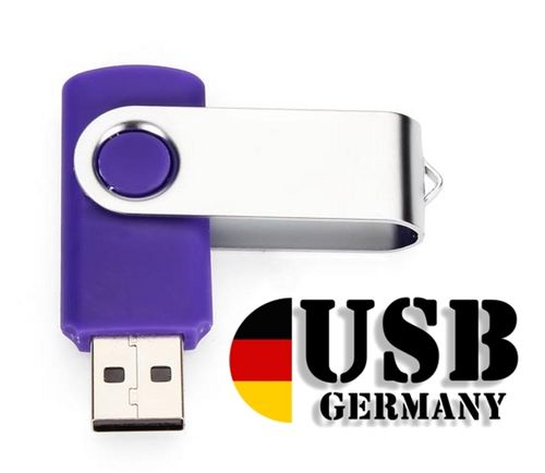 2GB USB Flash Drive Twister Blau