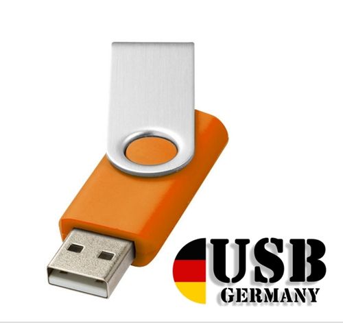 4GB USB Flash Drive Twister Orange