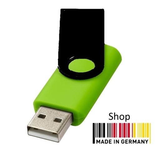 1GB USB Flash Drive Twister Grün Schwarz
