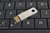 4GB USB Stick MINI Key Metall Chrome