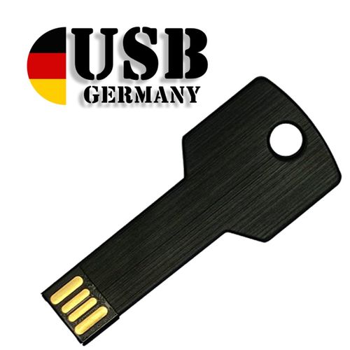 32GB USB Stick – Key black